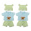2 Ensembles Vêtements Bébé 10 Coton Rayé Chapeau 10