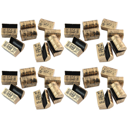 32 Unidades Mini Plástico Vintage Para Joyas