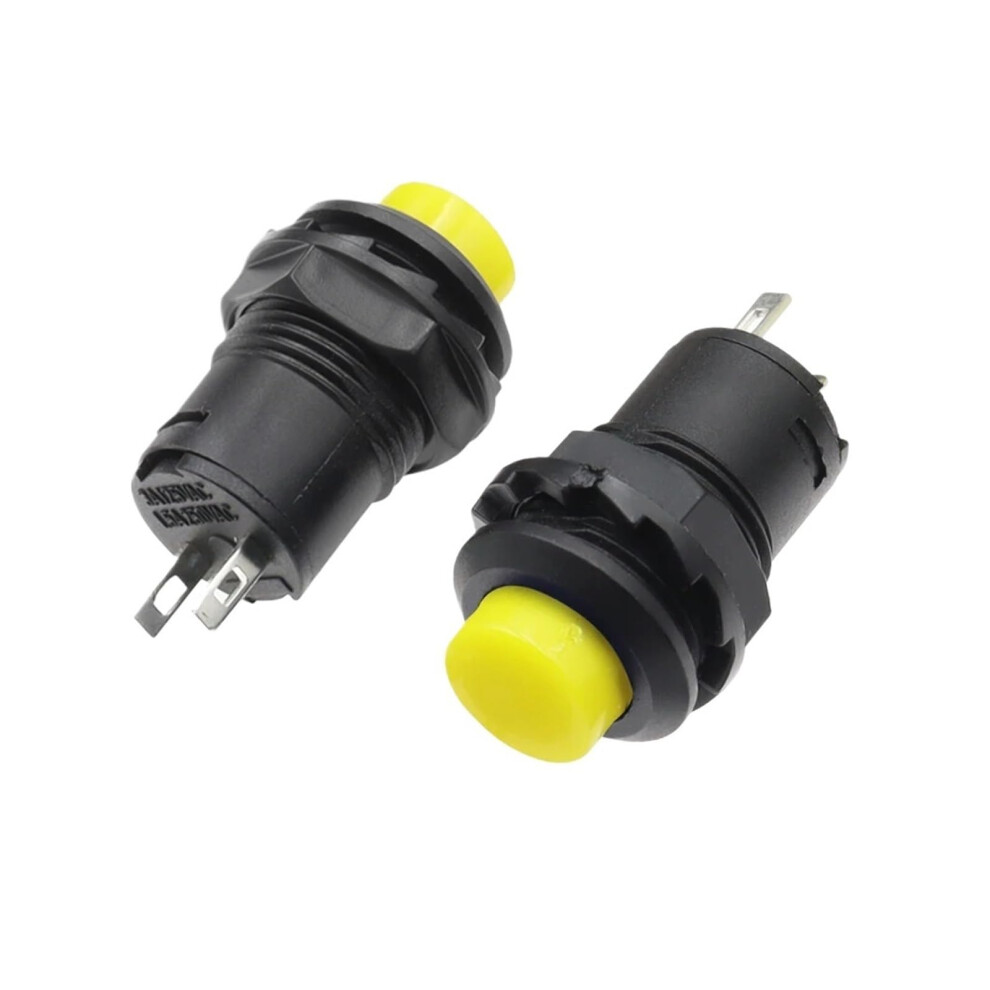 Self Locking Pushbutton Switches 12Mm Offon 3A/125Vac 1.5A/250Vac 6Pack Yellow 9067246141264