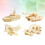 4Pcs De Madera 3D Vehículo 5