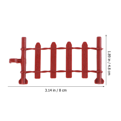 50 Unidades Mini De Casa Abs Brinquedo Decoração 2