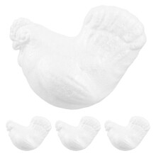 4 Piezas Espuma Forma Gallina 14 Cm Poliestireno