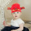 Chapeau Anniversaire Rouge Doux Unisexe 5