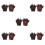 5 Paires De Velues Pour Halloween Cosplay 9
