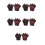 5 Paires De Velues Pour Halloween Cosplay 7