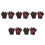 5 Paires De Velues Pour Halloween Cosplay 6