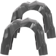 10Pièces Tunnel Jouet Enfant Gris Décoratif Train Surface Lisse
