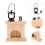 2 Ensembles De Miniature En Bois Lampe Et 10
