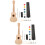 2 Juegos De Kit Ukulele Madera Sin Pintar Para Decorar 9