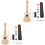 2 Juegos De Kit Ukulele Madera Sin Pintar Para Decorar 5