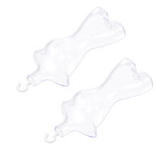 2 Unidades Soporte Transparente Para Vestido Y Ropa De