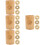 4 Ensembles D'Accessoires De Divination Bouddhiste En Cuivre 7