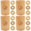 4 Ensembles D'Accessoires De Divination Bouddhiste En Cuivre 5