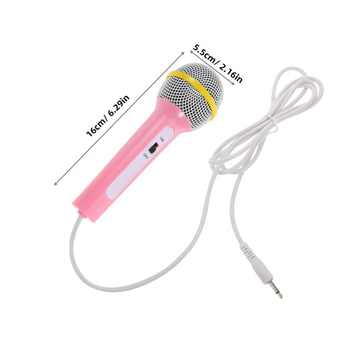 Microphone Enfant 3,5 Mm Portable Jouet Amplification Éducatif Chant 2