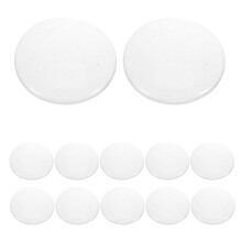 15Pcs Flatback Round Glass Cabochons Clear Dome for Craft and Jewelry