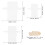 3Sets Durable Plastic Canvas Sheets for Handmade Tote Bag Sewing Kit 3