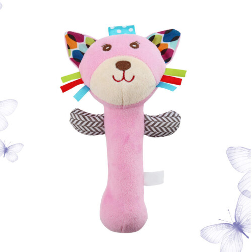 Jouet Bébé À Accrocher Lit Bâtonnet Saisir Peluche Chat 1