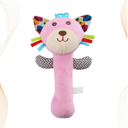 Jouet Bébé À Accrocher Lit Bâtonnet Saisir Peluche Chat 2