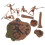 Ensemble De Figurines Miniatures D'hommes Et Fermes 10