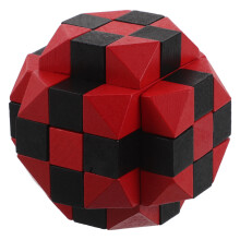 Drewniane Puzzle 3D Układanka Logiczna Montessori