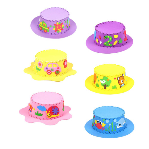 6 Pièces Chapeau Eva Bricolage Accessoires