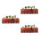 3 Set Puzzle Legno Verdure Bambini, Educativo 10