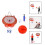 Set Pallacanestro Sospeso Con Mini Pallone Per 6