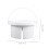 1Pièces Pot Pinceaux Multiusage Avec Porte-Pinceaux 6