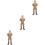 3 Pièces Figurine Soldat Pour Bac À Sable Décoration 7