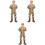 3 Pièces Figurine Soldat Pour Bac À Sable Décoration 5