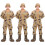 3 Pièces Figurine Soldat Pour Bac À Sable Décoration 6