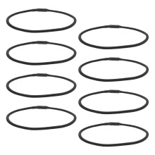 8Pcs Easy Install Microphone Shock Mount Rubber Bands Black
