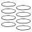 8Pcs Easy Install Microphone Shock Mount Rubber Bands Black 1