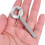 12Pcs Silver Steel Hexagonal Keys for Home Push Bar Emergency Exit 4