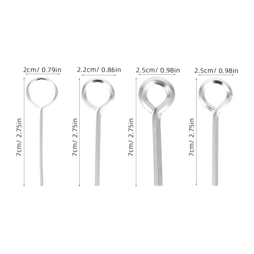 12Pcs Silver Steel Hexagonal Keys for Home Push Bar Emergency Exit 2
