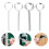 12Pcs Silver Steel Hexagonal Keys for Home Push Bar Emergency Exit 10
