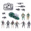 1 Set 9 E Veicoli Militari Giocattoli Bambini 4