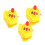 3Pc Novel Wind-Up Yellow Chick Clockwork Toy For Kids Playing 1