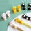 18 Pièces Embouts Pour Crayon En Forme De Patte De Chat Transparent 5