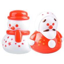 6 Sztuk Mini Figurki Ceramiczne Choinka Śnieżny Człowiek Kieliszek