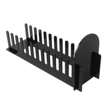 Zwart Acryl Bureauhouder Voor Kaarten En Ansichtkaarten Elegant