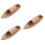 3Pcs Natural Artesanato Decoração 9