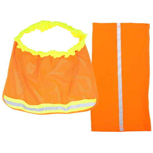 1Set Polyester Sonnenschutz Mit Nackenschild Sichtbarkeit Für Helm