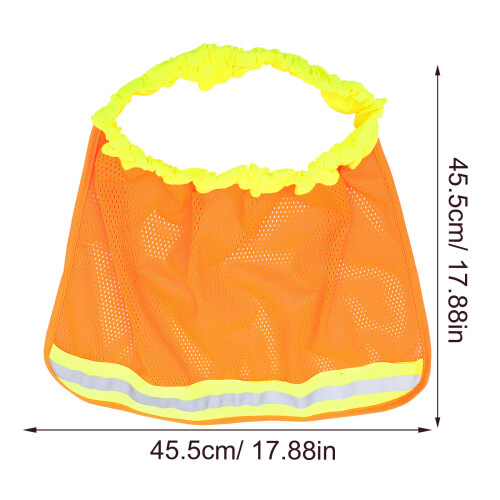 1Set Polyester Sonnenschutz Mit Nackenschild Sichtbarkeit Für Helm 2