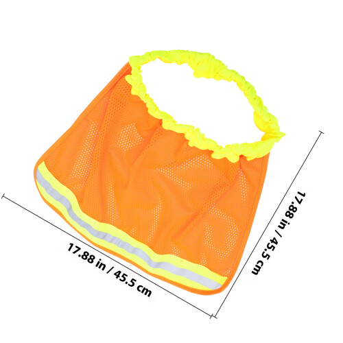 1Set Polyester Sonnenschutz Mit Nackenschild Sichtbarkeit Für Helm 1
