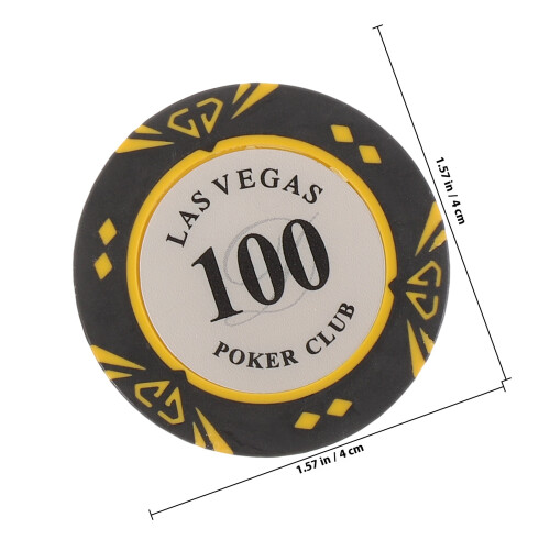 50 Pièces Jetons De Poker En Argile Pour Jeu De Hasard 1