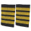 One Pair Professional Pilot Epaulets Shoulder Boards For Cosplay 10