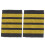 One Pair Professional Pilot Epaulets Shoulder Boards For Cosplay 11