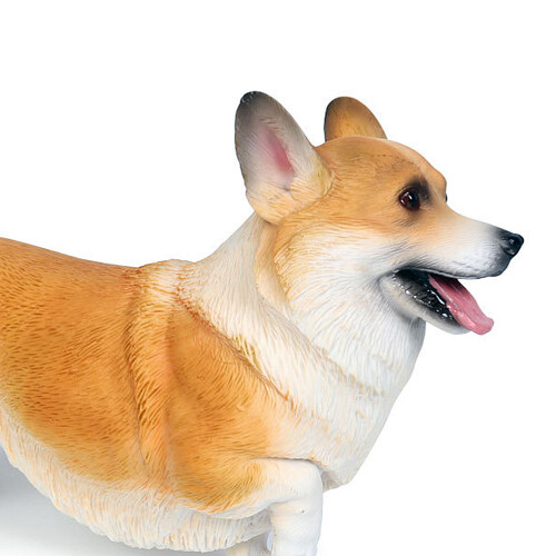 1 Simulado Welsh Corgi Brinquedo Plástico 2