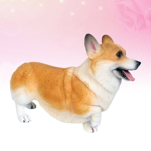 1 Simulado Welsh Corgi Brinquedo Plástico 1